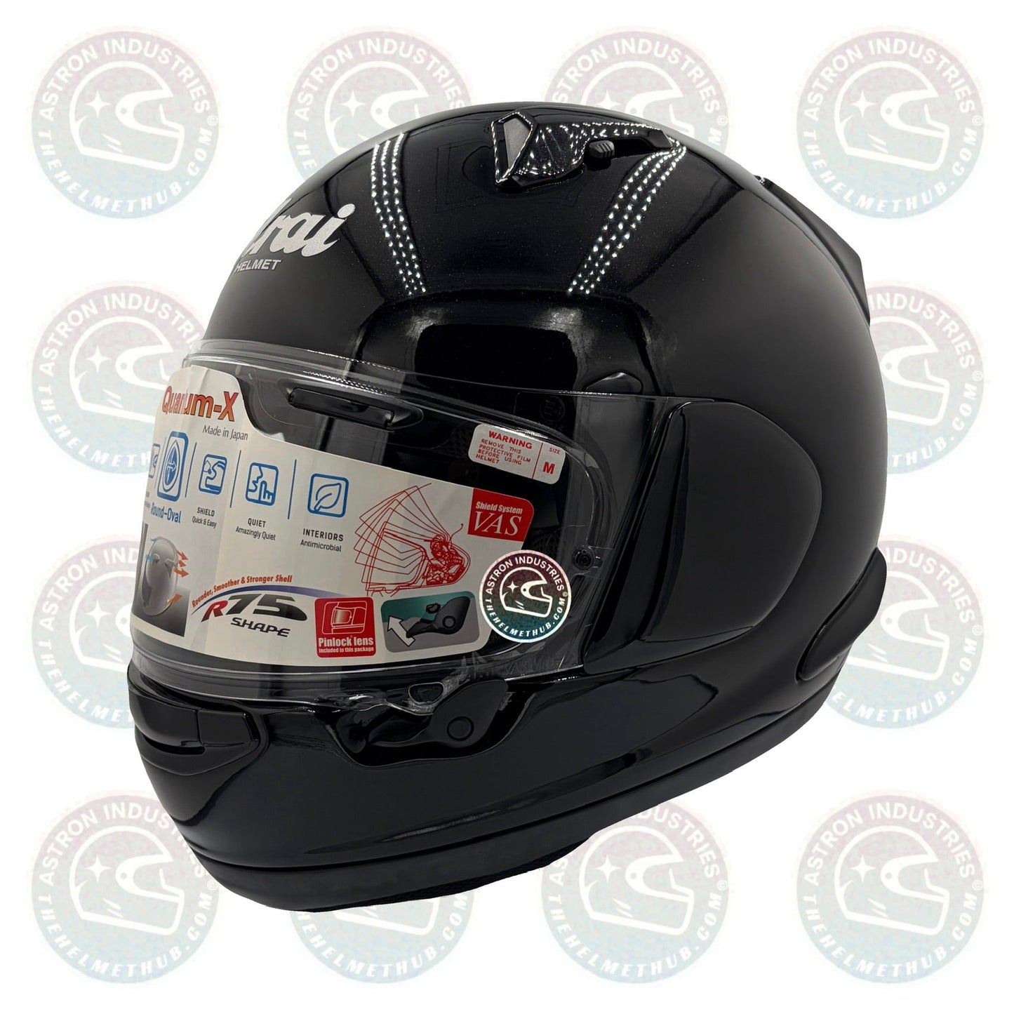 Arai Quantum - X Diamond Black Motorcycle Helmet - TheHelmetHub
