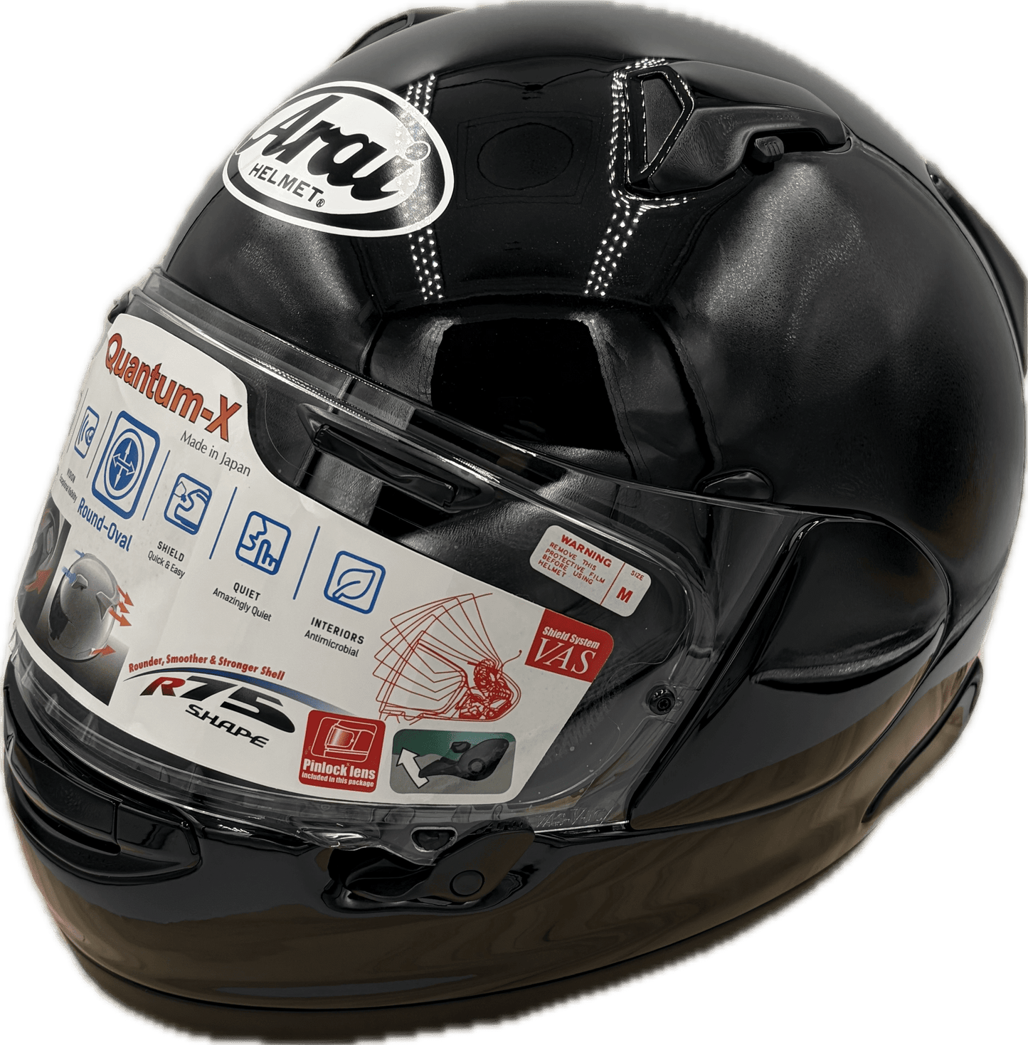 Arai Quantum - X Motorcylce Helmet Pearl Black Medium - Medium - QR Discount - TheHelmetHub