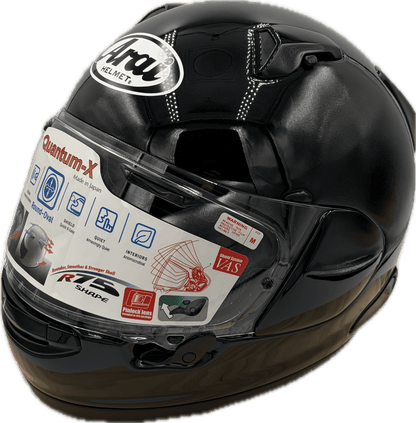 Arai Quantum - X Motorcylce Helmet Pearl Black Medium - Medium - QR Discount - TheHelmetHub