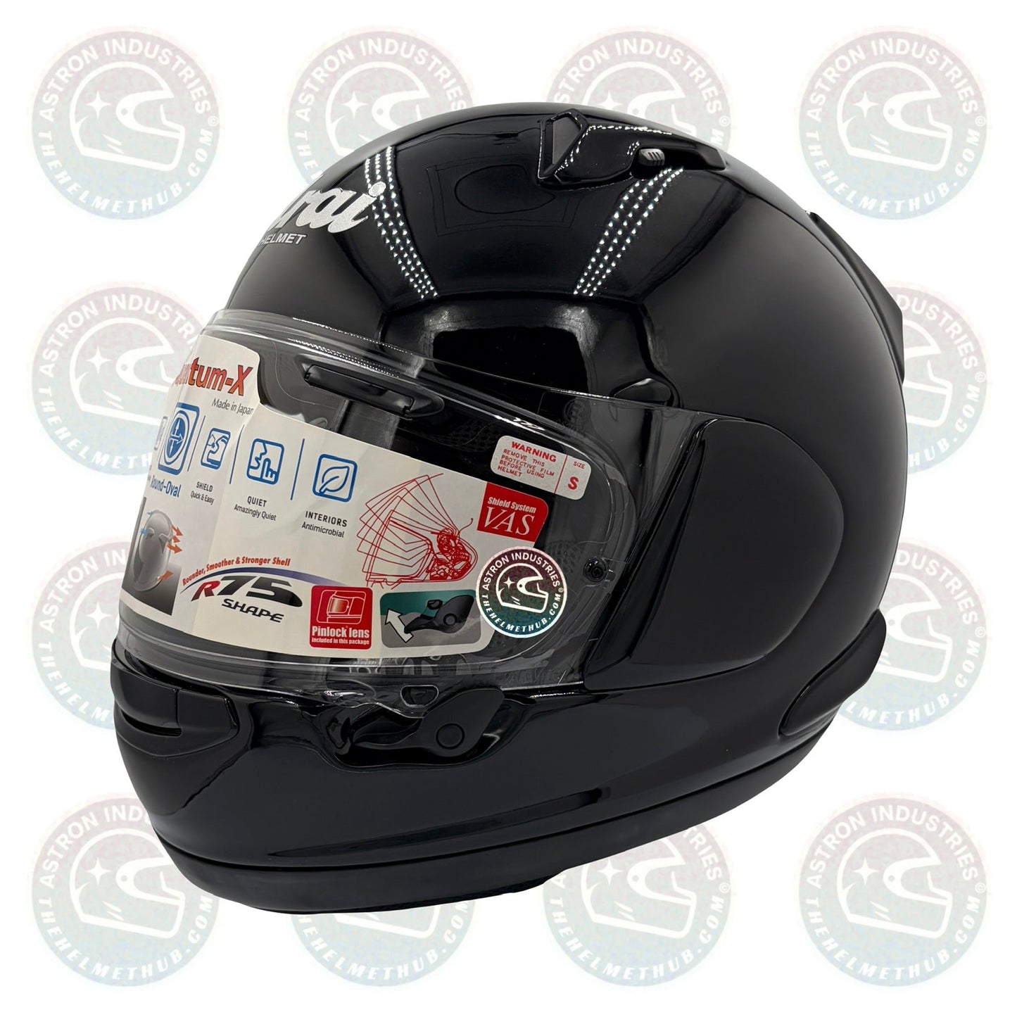 Arai Quantum - X Pearl Black Motorcycle Helmet - TheHelmetHub