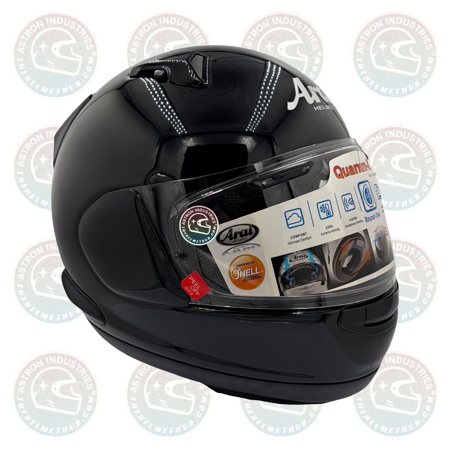 Arai Quantum - X Pearl Black Motorcycle Helmet - TheHelmetHub