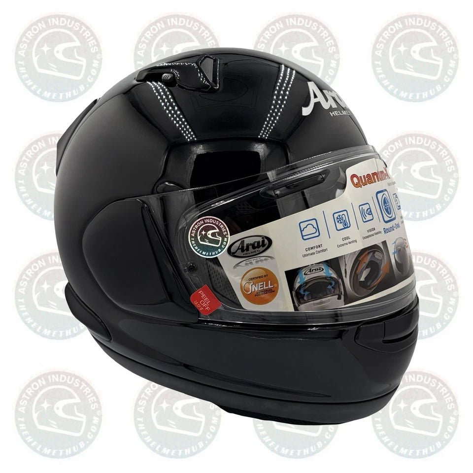 Arai Quantum - X Pearl Black Motorcycle Helmet - TheHelmetHub