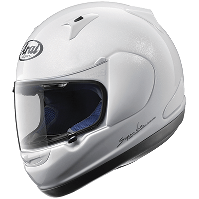 Arai RX-Q Diamond White Motorcycle Helmet - TheHelmetHub