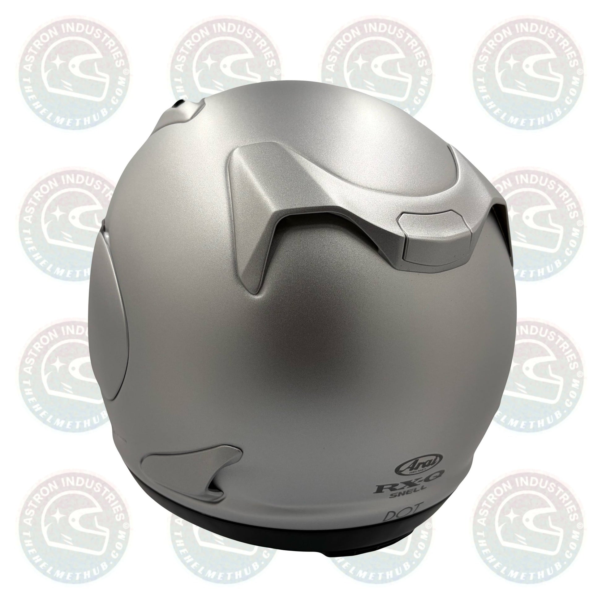 Arai RX - Q Silver Frost Motorcycle Helmet - TheHelmetHub