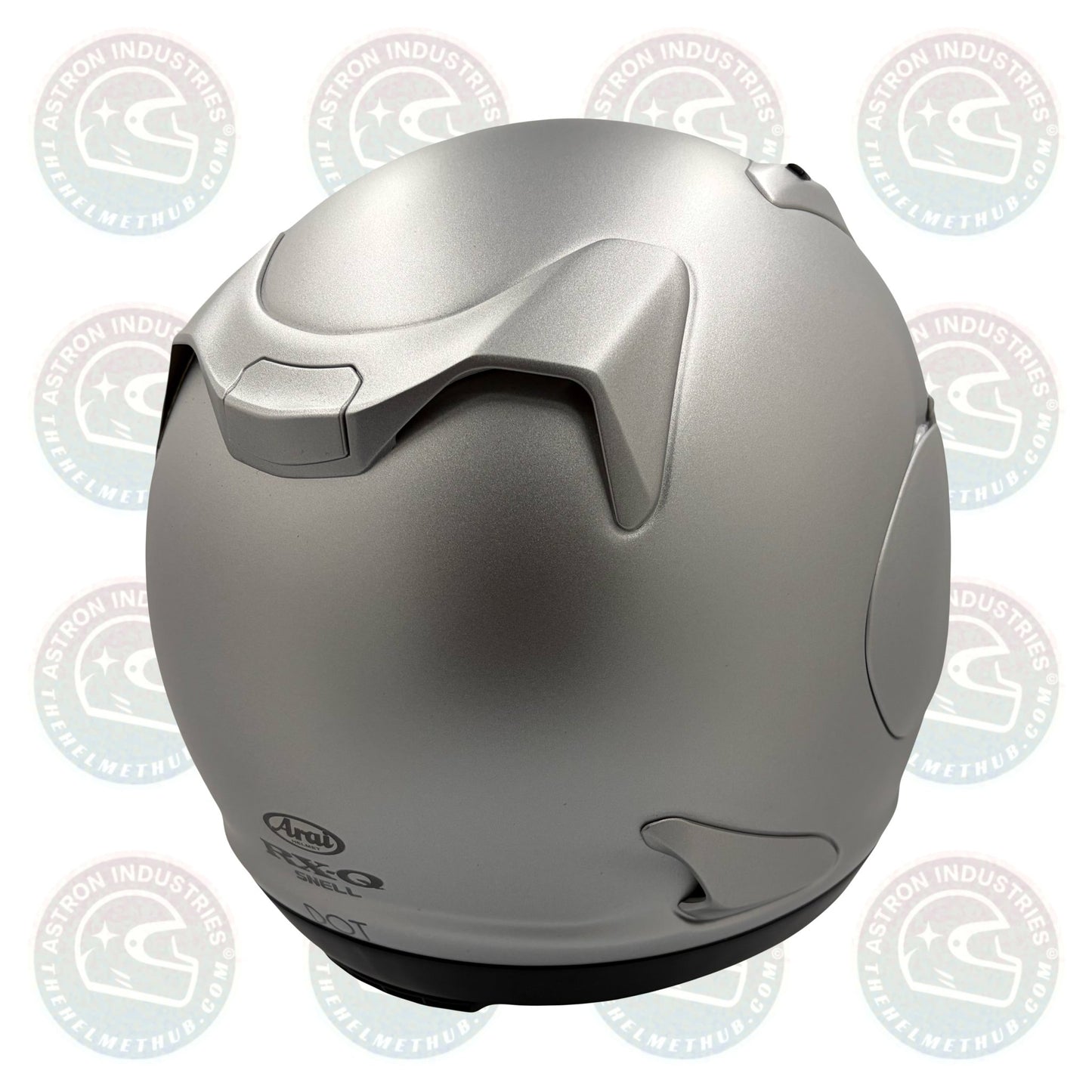 Arai RX - Q Silver Frost Motorcycle Helmet - TheHelmetHub