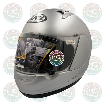 Arai RX - Q Silver Frost Motorcycle Helmet - TheHelmetHub