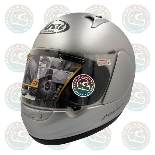 Arai RX - Q Silver Frost Motorcycle Helmet - TheHelmetHub