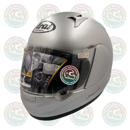 Arai RX - Q Silver Frost Motorcycle Helmet - TheHelmetHub