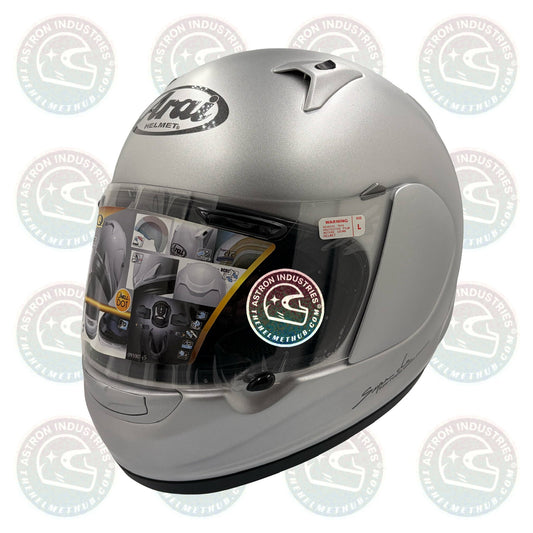 Arai RX - Q Silver Frost Motorcycle Helmet - TheHelmetHub