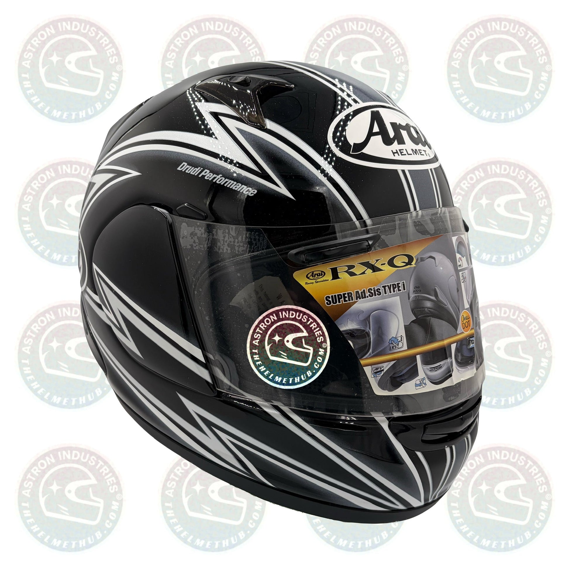 Arai RX - Q Thunder Black Motorcycle Helmet - TheHelmetHub