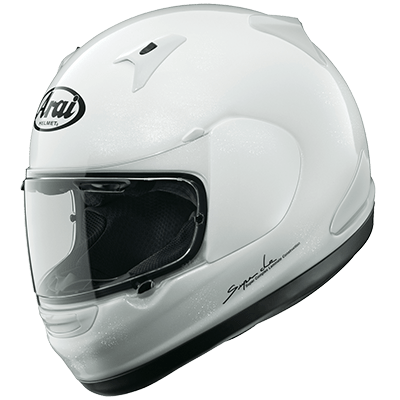 Arai Signet-Q Diamond White Motorcycle Helmet - TheHelmetHub