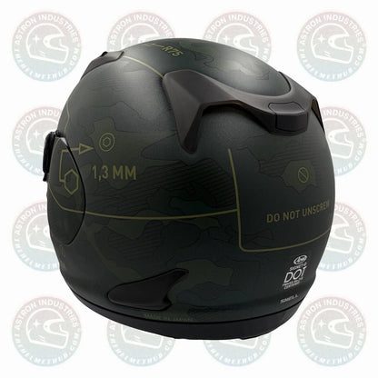 Arai Signet - Q Racer PRO Tour Tactical Green Frost w/ PRO SHADE - TheHelmetHub