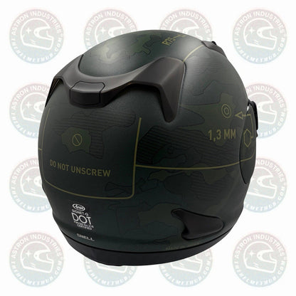 Arai Signet - Q Racer PRO Tour Tactical Green Frost w/ PRO SHADE - TheHelmetHub