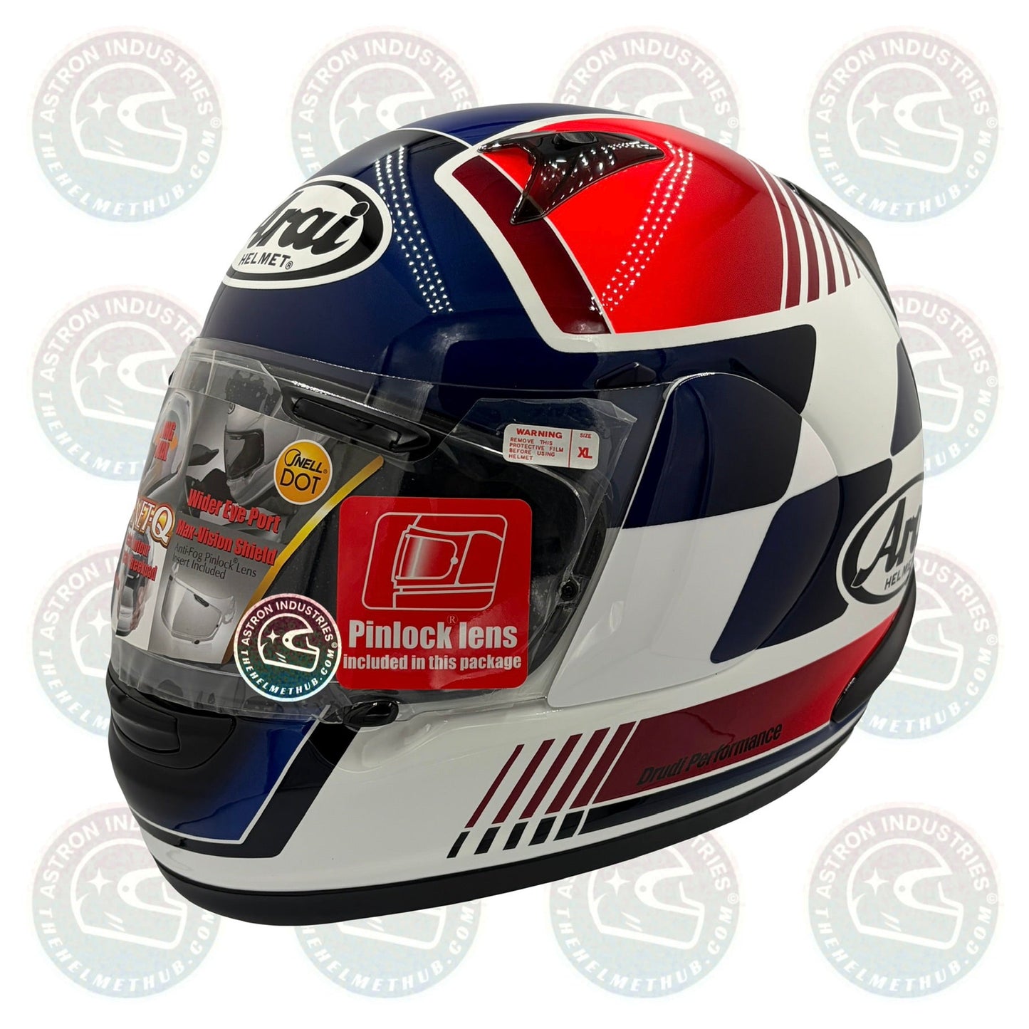 Arai Signet - Q Racer Red Motorcycle Helmet - TheHelmetHub