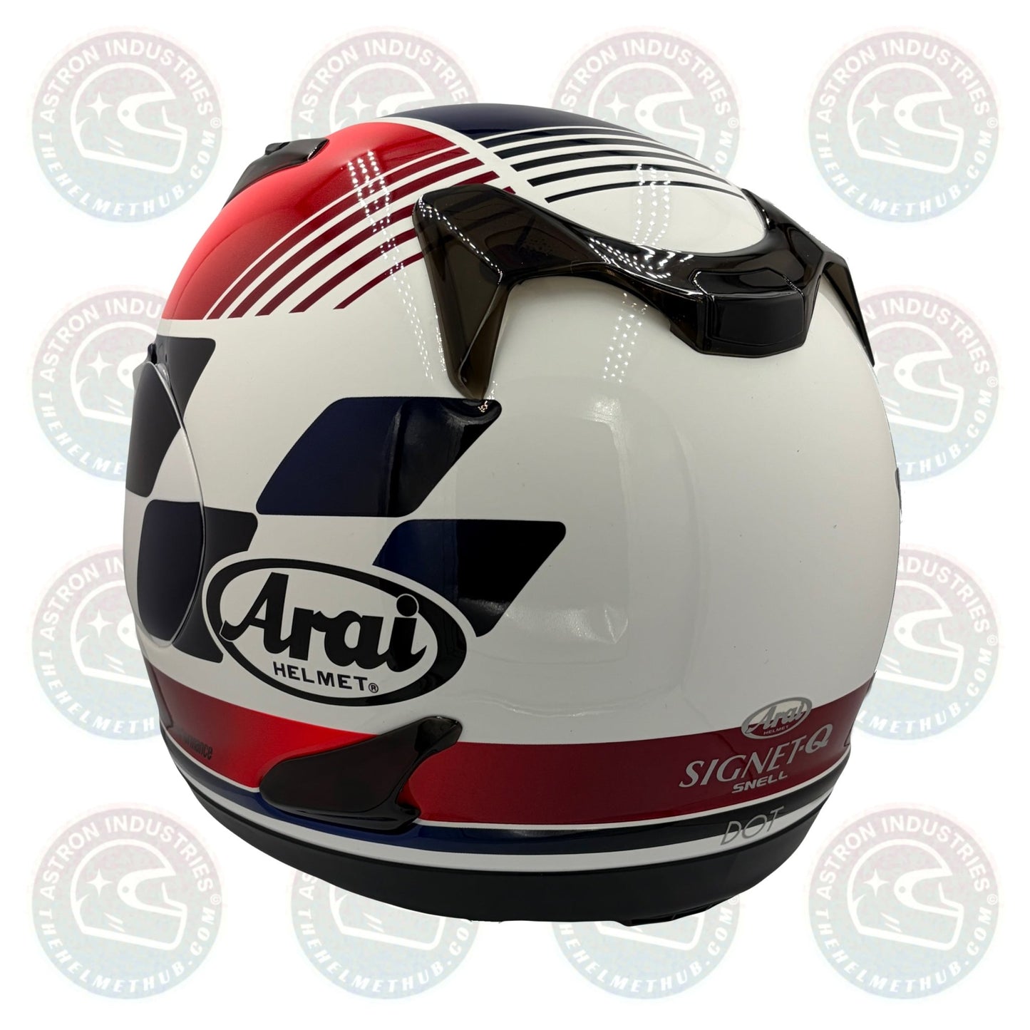 Arai Signet - Q Racer Red Motorcycle Helmet - TheHelmetHub