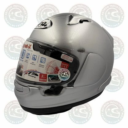 Arai Signet-X Aluminum Silver Motorcycle Helmet - TheHelmetHub