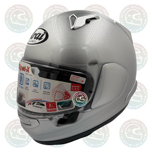 Arai Signet - X Aluminum Silver Motorcycle Helmet - TheHelmetHub