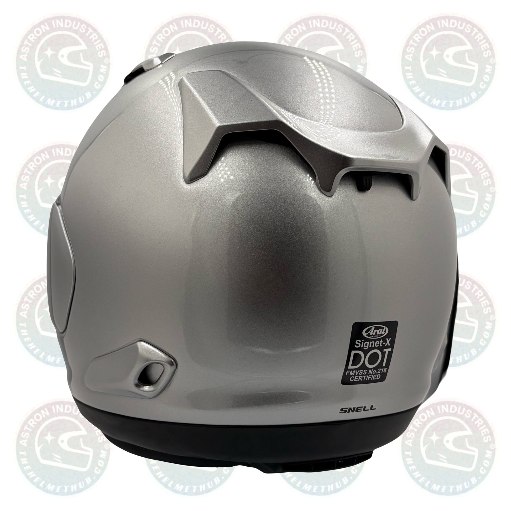 Arai Signet - X Aluminum Silver Motorcycle Helmet - TheHelmetHub