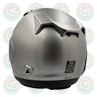 Arai Signet - X Aluminum Silver Motorcycle Helmet - TheHelmetHub