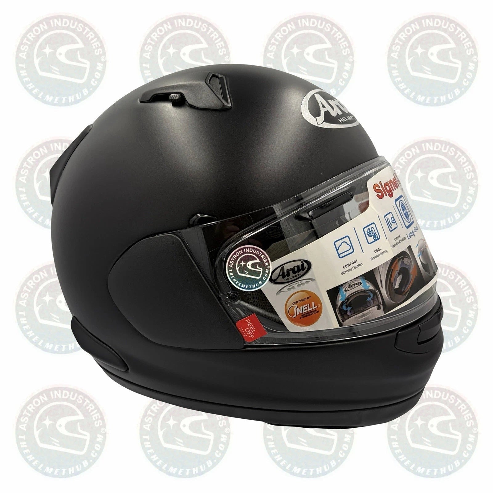 Arai Signet-X Black Frost Motorcycle Helmet - TheHelmetHub