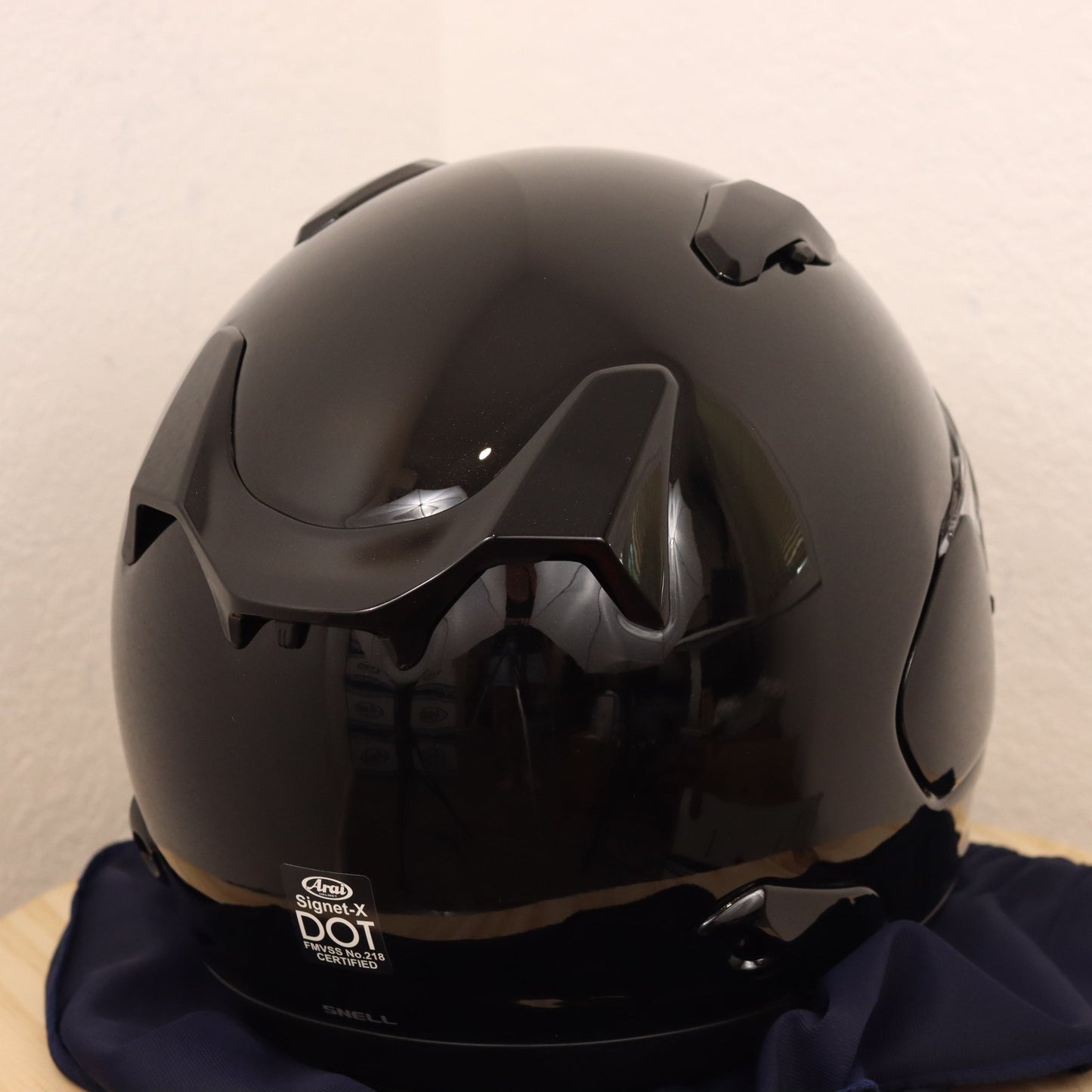 Arai Signet - X Diamond Black Motorcycle Helmet - TheHelmetHub