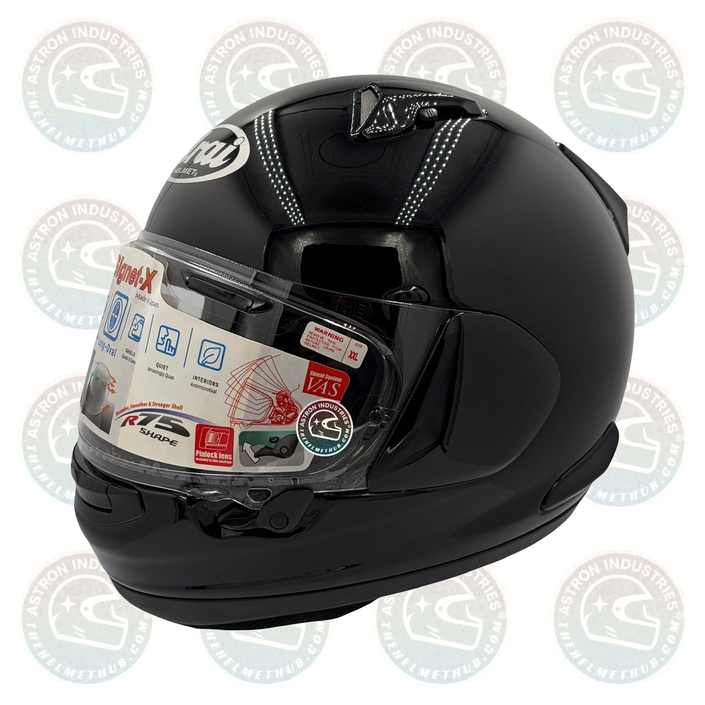 Arai Signet-X Diamond Black Motorcycle Helmet - TheHelmetHub