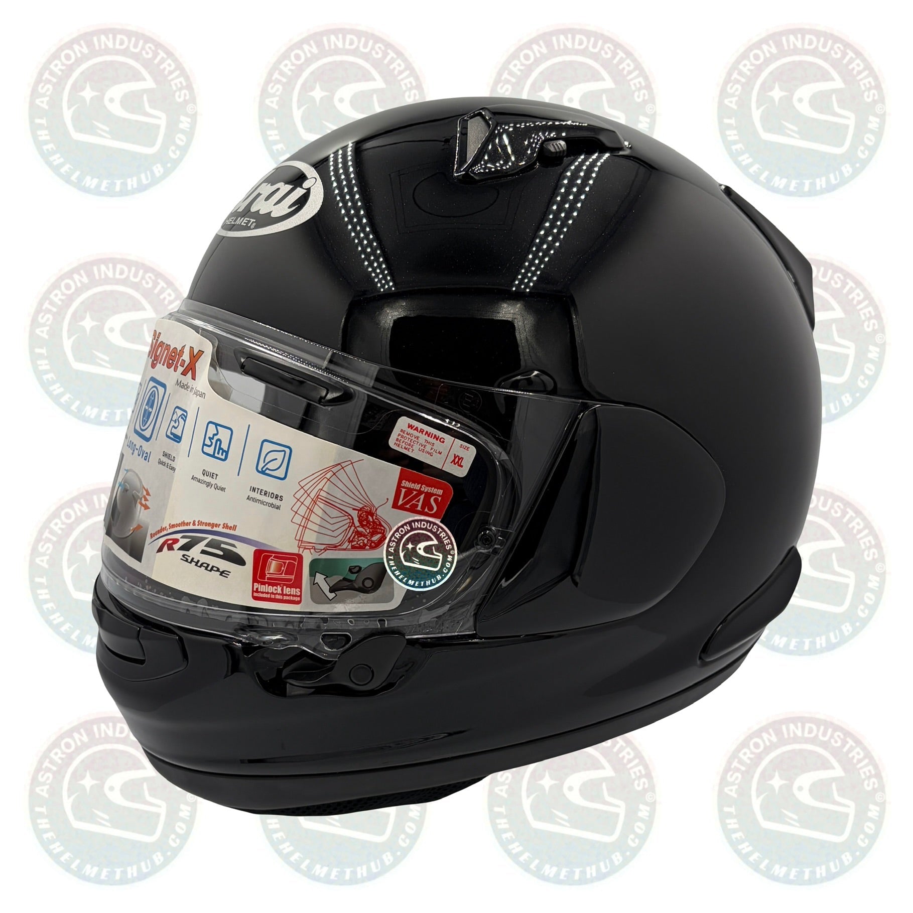 Arai Signet-X Diamond Black Motorcycle Helmet - TheHelmetHub