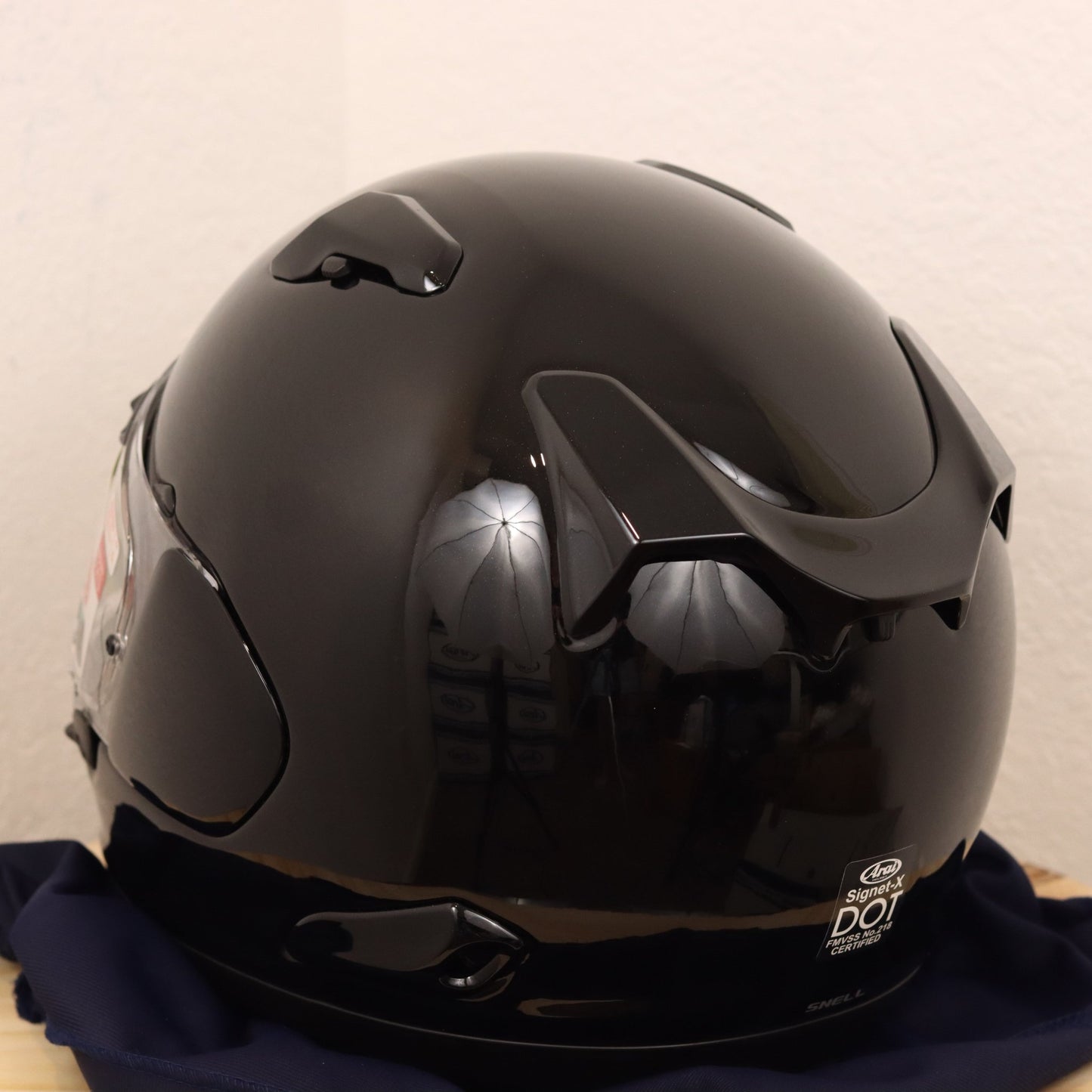 Arai Signet - X Diamond Black Motorcycle Helmet - TheHelmetHub