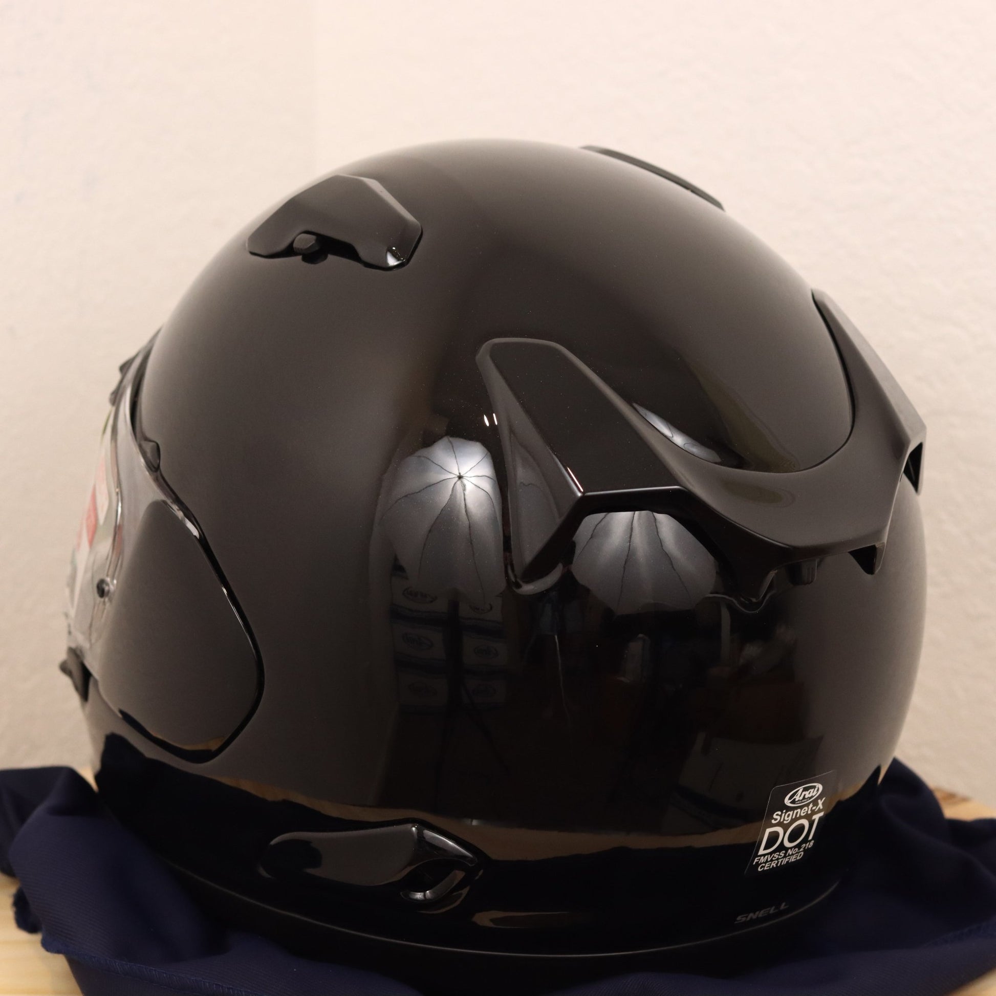 Arai Signet - X Diamond Black Motorcycle Helmet - TheHelmetHub