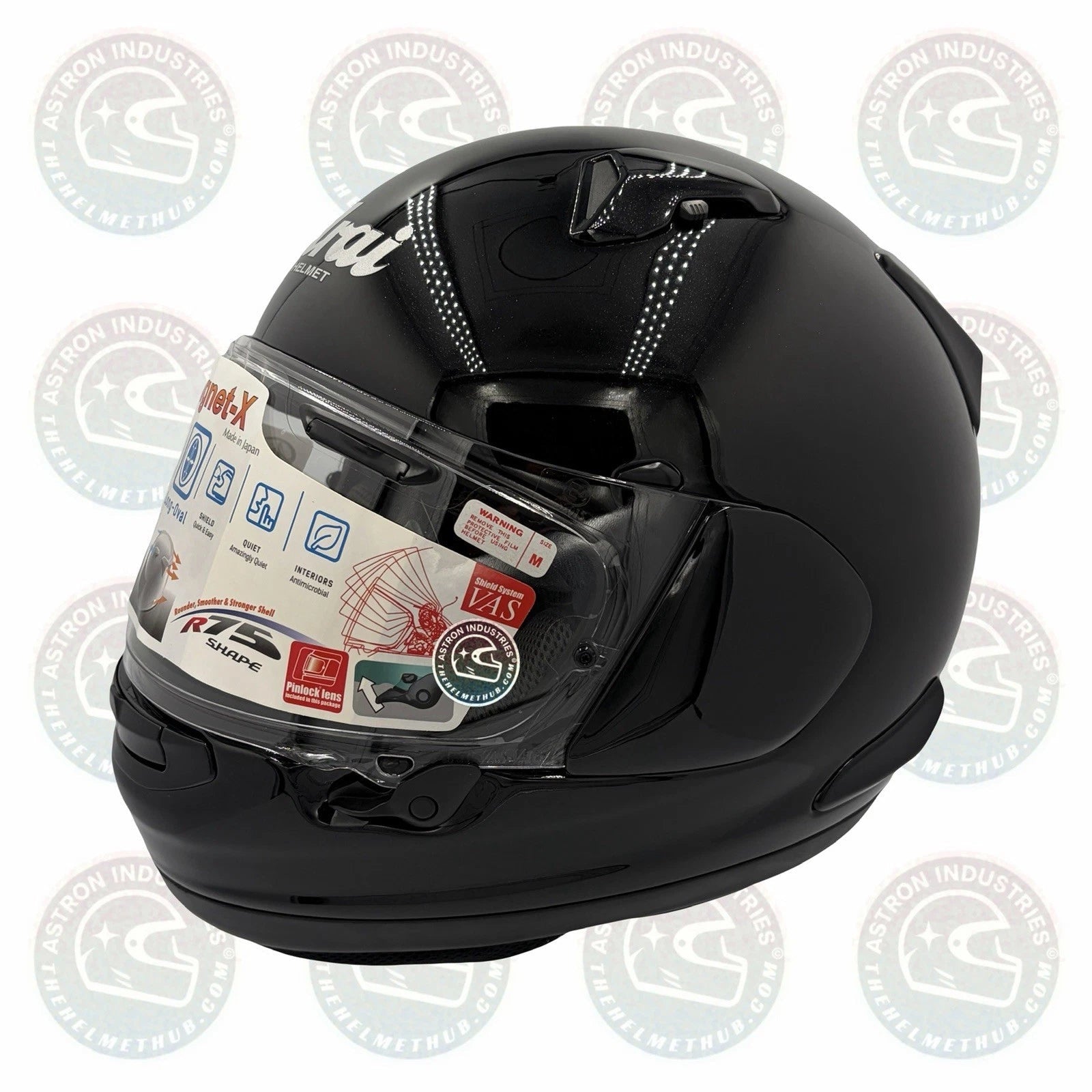 Arai Signet-X Diamond Black Motorcycle Helmet - TheHelmetHub