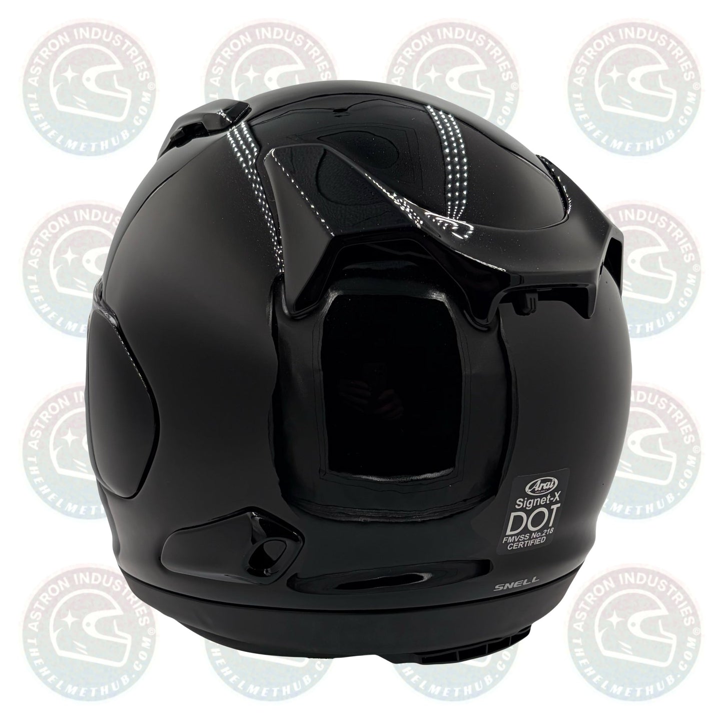Arai Signet - X Diamond Black Motorcycle Helmet - TheHelmetHub