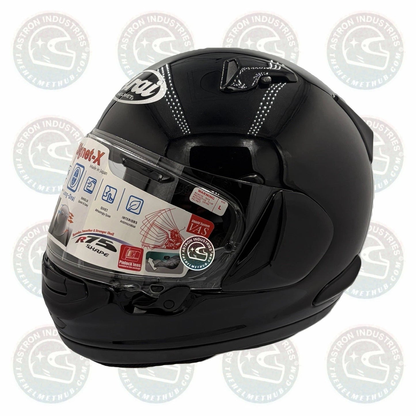 Arai Signet-X Diamond Black Motorcycle Helmet - TheHelmetHub