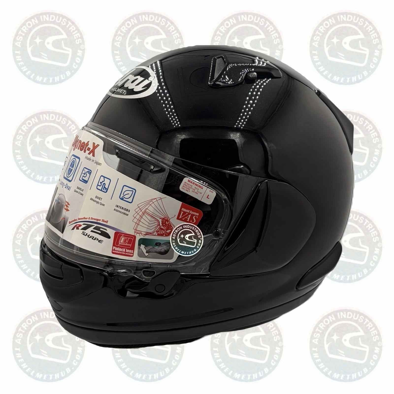 Arai Signet-X Diamond Black Motorcycle Helmet - TheHelmetHub