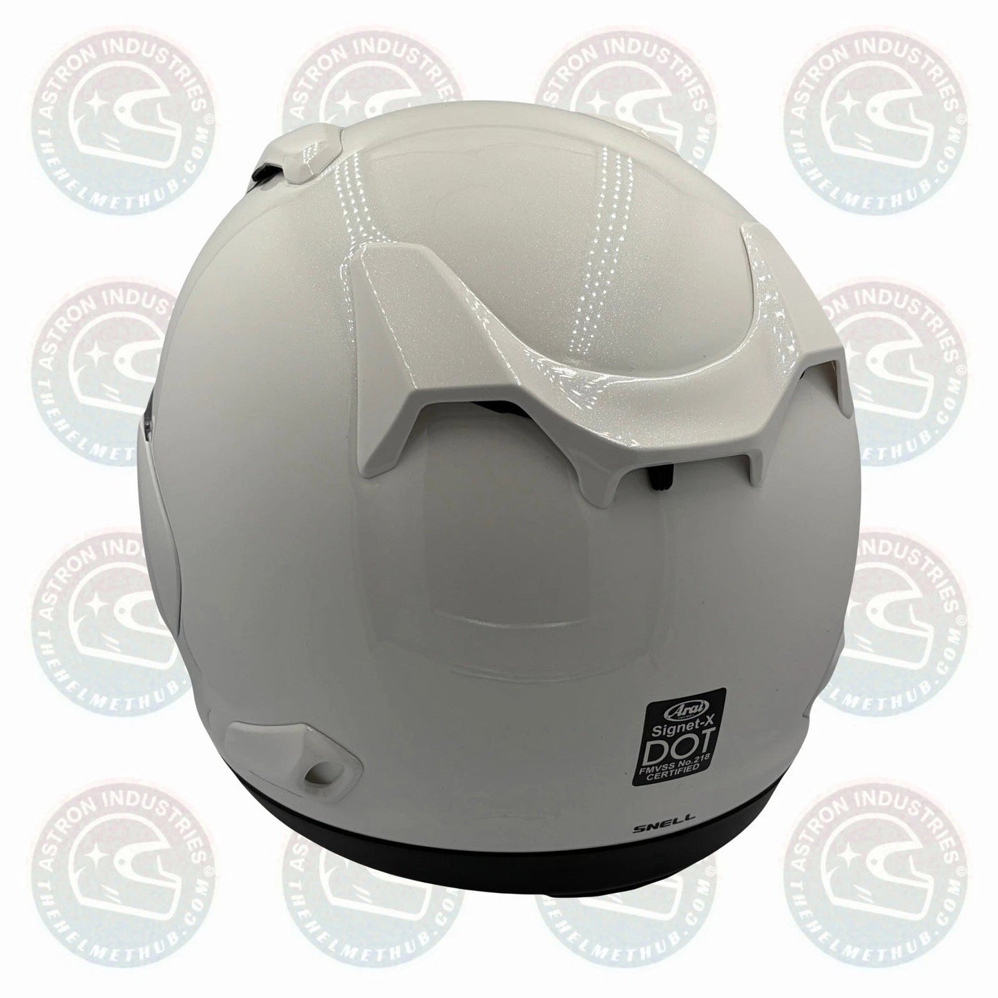 Arai Signet-X Diamond White Motorcycle Helmet - TheHelmetHub