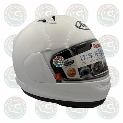 Arai Signet-X Diamond White Motorcycle Helmet - TheHelmetHub