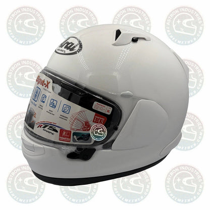 Arai Signet-X Diamond White Motorcycle Helmet - TheHelmetHub