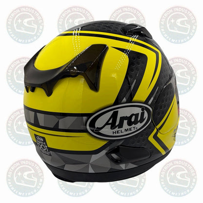 Arai Signet-X Dyno Fluorescent Yellow Motorcycle Helmet - TheHelmetHub