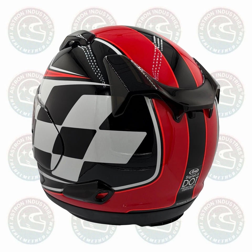 Arai Signet-X Finish Red Motorcycle Helmet - TheHelmetHub