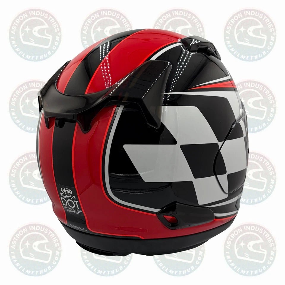 Arai Signet-X Finish Red Motorcycle Helmet - TheHelmetHub
