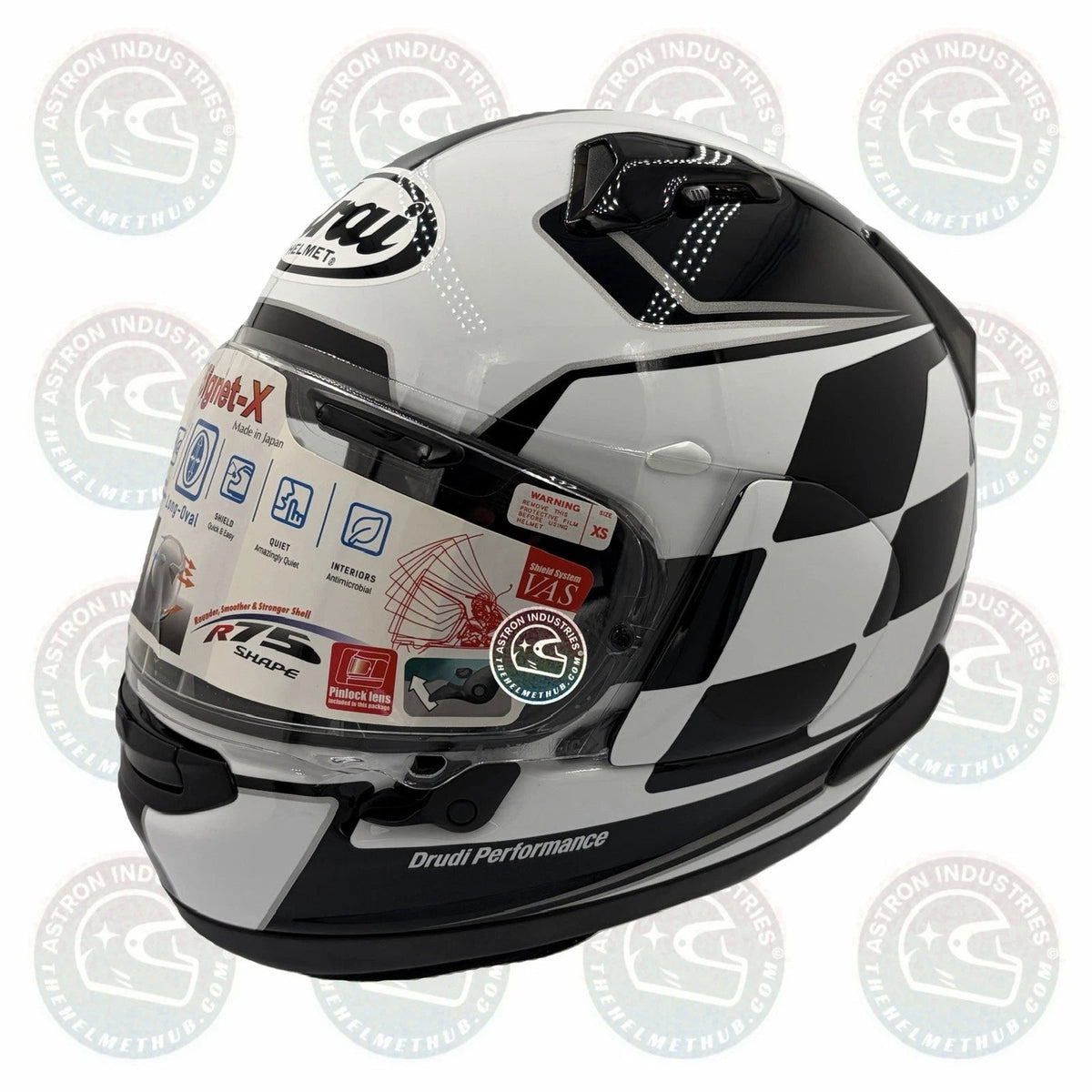 Arai Signet-X Finish White Motorcycle Helmet - TheHelmetHub