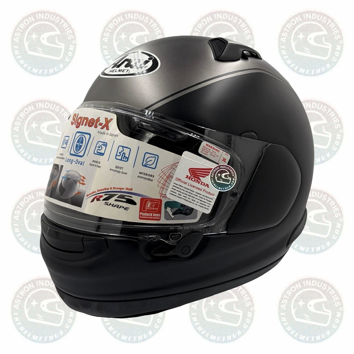 Arai Signet-X Honda Goldwing Grey/Black Motorcycle Helmet - TheHelmetHub