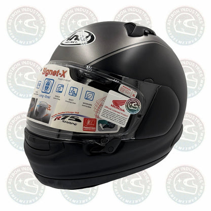 Arai Signet-X Honda Goldwing Grey/Black Motorcycle Helmet - TheHelmetHub
