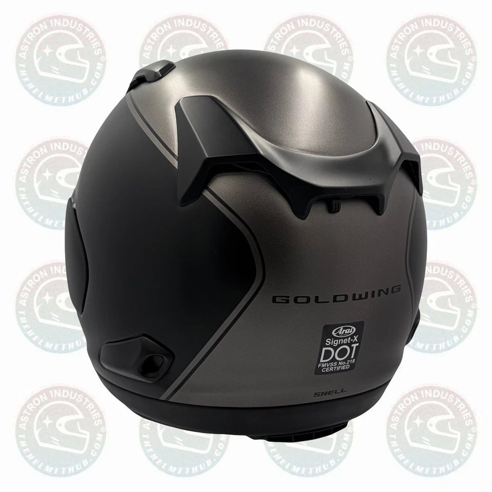 Arai Signet-X Honda Goldwing Grey/Black Motorcycle Helmet - TheHelmetHub
