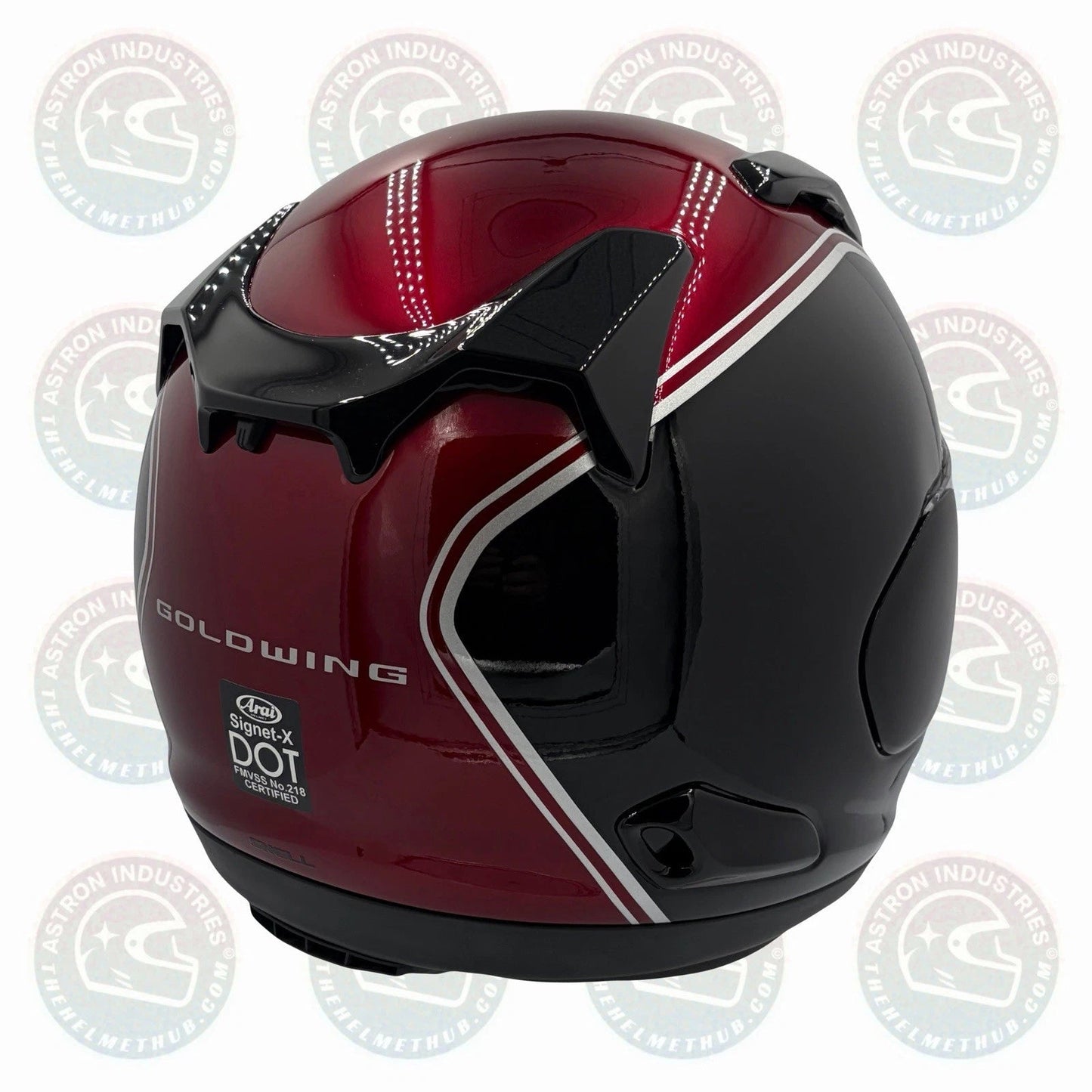 Arai Signet-X Honda Goldwing Red/Black Motorcycle Helmet - TheHelmetHub