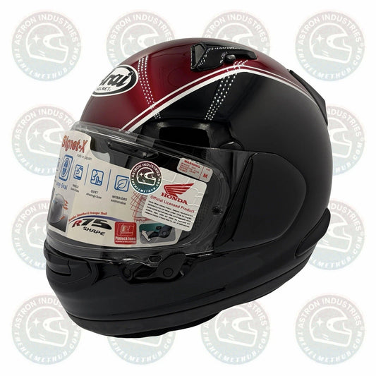 Arai Signet-X Honda Goldwing Red/Black Motorcycle Helmet - TheHelmetHub