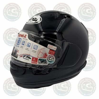 Arai Signet-X Pearl Black Motorcycle Helmet - TheHelmetHub