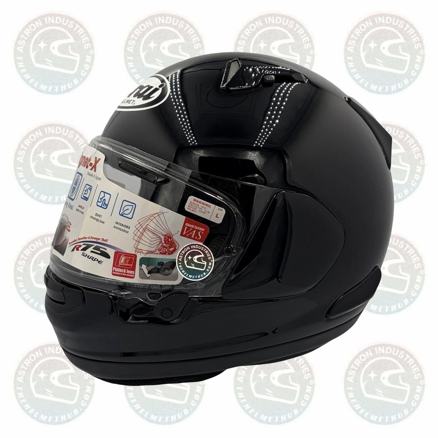 Arai Signet-X Pearl Black Motorcycle Helmet - TheHelmetHub