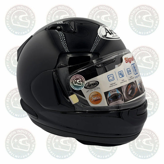 Arai Signet-X Pearl Black Motorcycle Helmet - TheHelmetHub
