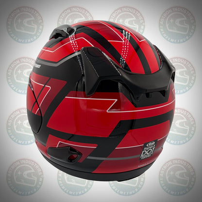 Arai Signet - X Place Red Motorcycle Helmet - TheHelmetHub