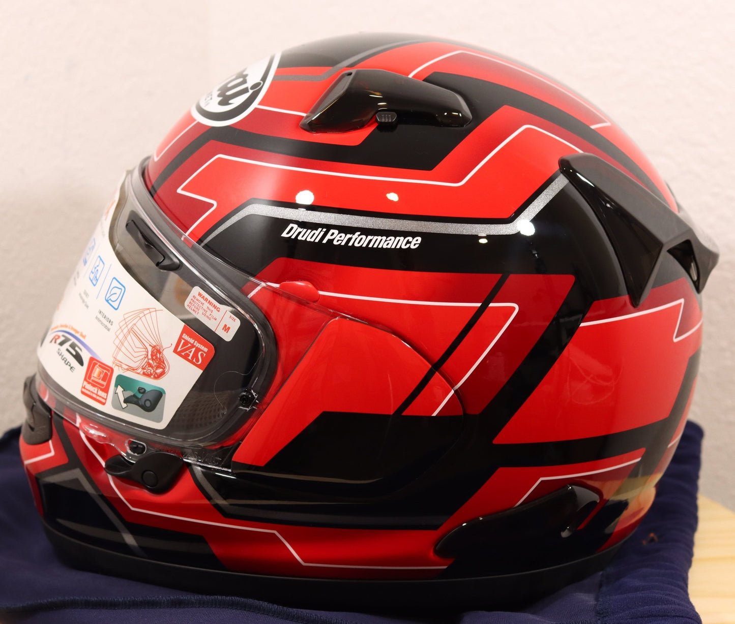 Arai Signet - X Place Red Motorcycle Helmet - TheHelmetHub